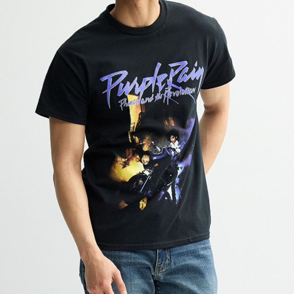 Prince Purple Rain Retro Graphic Tee